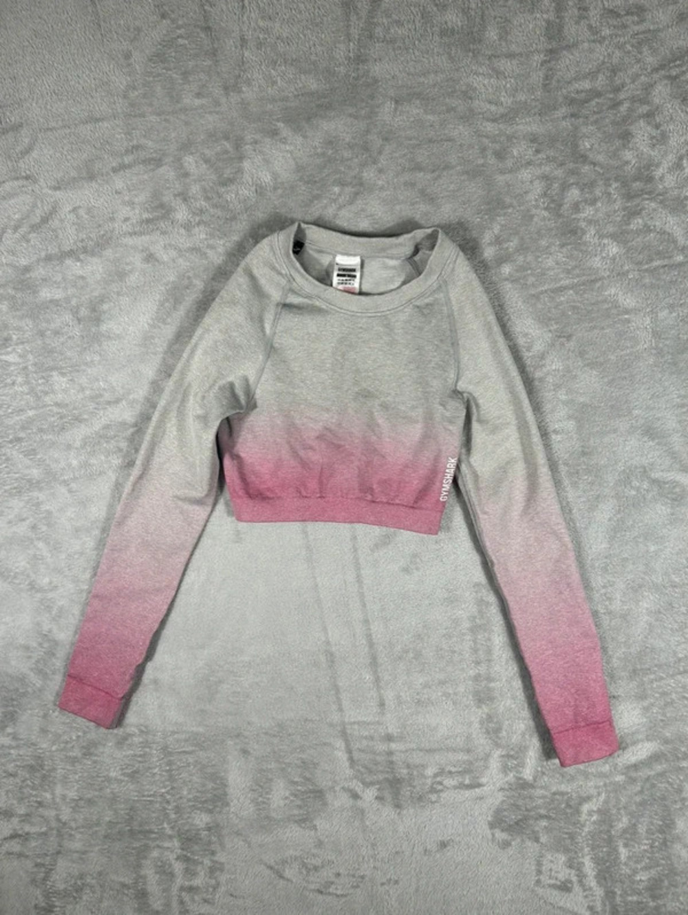 Gymshark cropped long sleeve top size S